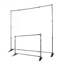 adjustable banner stand display backwall