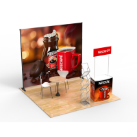 Portable adjustable modern design 10x10 3x3 size exhibition trade show booth display